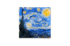 Тарелка квадратная Звездная ночь (Ван Гог) без инд.упаковки