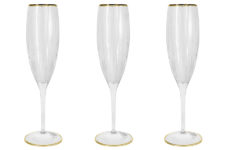 6 бокалов для шампанского Пиза золото