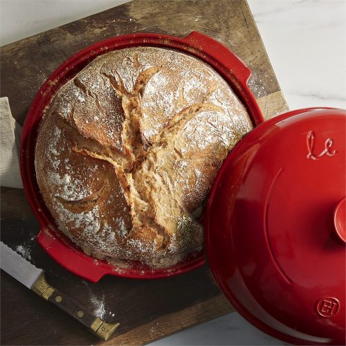 Набор для выпечки хлеба (форма керамическая+ лопатка пекарская), цвет гранат 349108