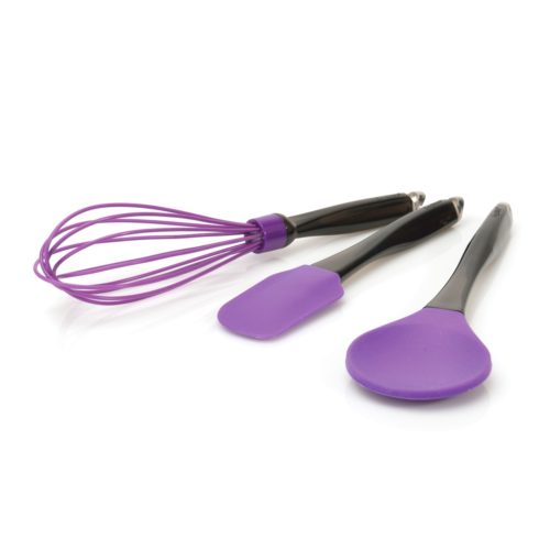 Набор 3пр силиконовых кухонных принадлежностей (фиолетовые) BergHOFF