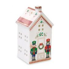 Подсвечник - домик, 6.5 х 14.5 см, фарфор, Щелкунчик, EASY LIFE (R2S), Италия