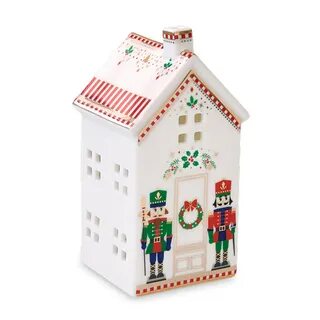 Подсвечник - домик, 6.5 х 14.5 см, фарфор, Щелкунчик, EASY LIFE (R2S), Италия Подсвечник - домик, 6.5 х 14.5 см, фарфор, Щелкунчик, EASY LIFE (R2S), Италия