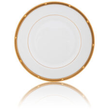 Тарелка десертная Noritake Рочель Золотой кант 17 см