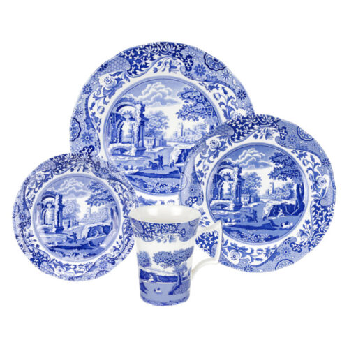 Сервиз чайно-столовый Spode "Голубая Италия" на 4 персоны 16 предметов
