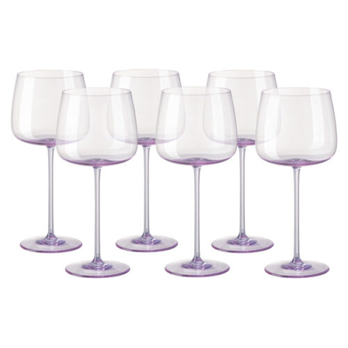 Набор бокалов для красного вина Rosenthal Турандот 280 мл, стекло, розовый, 6 шт