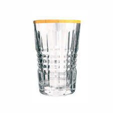Набор из 6-ти стаканов высоких 360 мл RENDEZ-VOUS GOLD хрустальное стекло