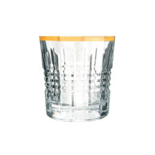 Набор из 6-ти стаканов низких 320 мл RENDEZ-VOUS GOLD хрустальное стекло
