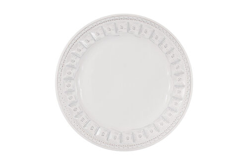 Тарелка закусочная Augusta белая, 22 см Matceramica