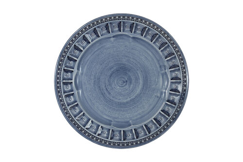 Тарелка закусочная Augusta синяя, 22 см Matceramica