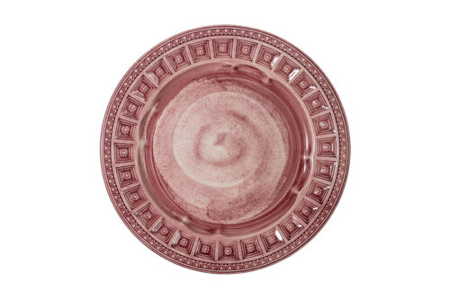 Тарелка закусочная Augusta розовая, 22 см Matceramica