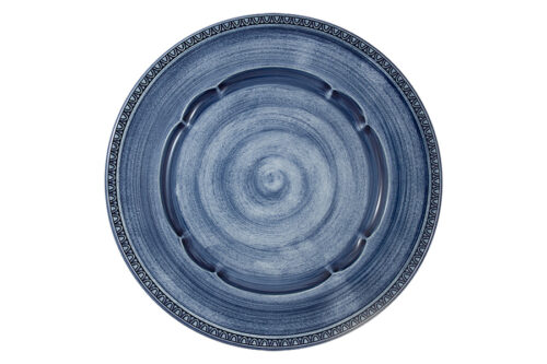 Тарелка обеденная Augusta синяя 27 см Matceramica