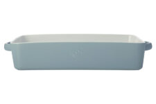 Блюдо прямоугольное Moderna, серо-голубое, 35х23 см, 4 л Casa Domani