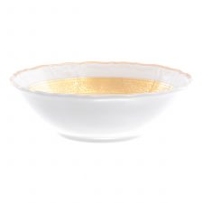 Набор салатников Thun Мария Луиза золотая лента Ivory 13 см(6 шт)