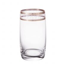 Набор стаканов для воды Crystalex Bohemia Золотой Лист V-D 380 мл(6 шт)