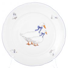 Набор тарелок Thun Констанция Гуси 26см(6 шт)