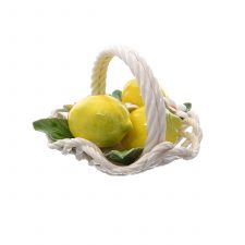 Корзина с волнистым краем Orgia Лимоны 20 см