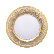 Блюдо круглое Arabesque Seladon Gold 32 см