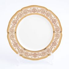 Набор тарелок Prouna Golden Romance Cream Gold 21см(6 шт)