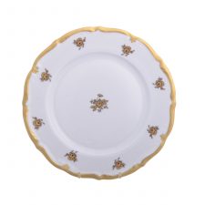 Набор тарелок Queen's Crown Золотая роза 21 см (6шт)