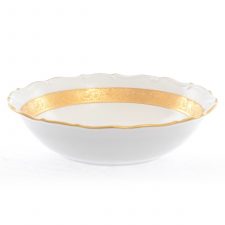 Тарелка десертная Noritake Рочель Золотой кант 17 см
