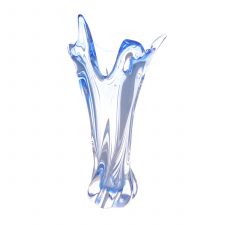 Ваза Egermann 37 см Vase Light+ Blue+Clear