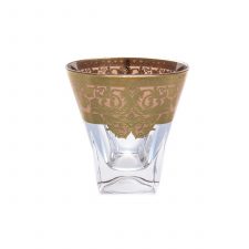 Набор стаканов для виски Astra Gold Natalia Golden Ivory Decor 200мл(6 шт)