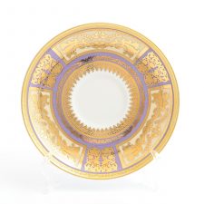 Набор блюдец Falkenporzellan Diadem Violet Creme Gold 15см (6 шт)