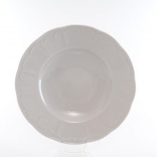 Тарелка обеденная Narumi Белый жемчуг 27 см, фарфор костяной