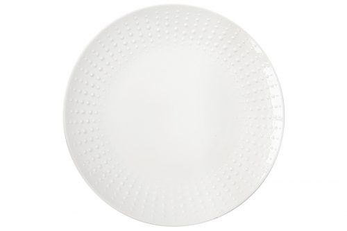 Тарелка обеденная Drops, белая, 26 см Easy Life