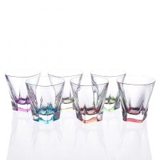Набор стаканов для виски RCR Fusion COLOUR 270мл (6 шт)