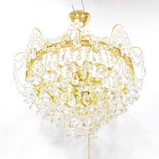 Люстра Titania Lux Золотой арнамент (Высота 60см Диаметр 50см 6 свечей 7кг)