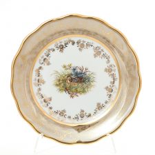 Набор тарелок Sterne porcelan Охота Бежевая 17 см(6 шт)