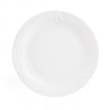 Тарелка пирожковая Noritake Монтвейл Платиновый кант 16,5 см, фарфор костяной