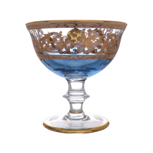 Конфетница Art Deco` Coll.Barocco Blue 18 см