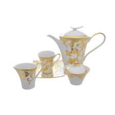 Чайный сервиз на 6 персон 17 предметов Tosca White Gold