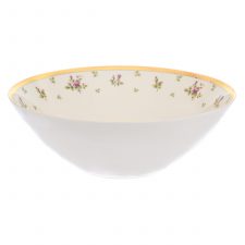 Салатник 24 см Falkenporzellan Constanza cream - Primavera Gold