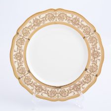 Набор тарелок Prouna Golden Romance Cream Gold 27см(6 шт)