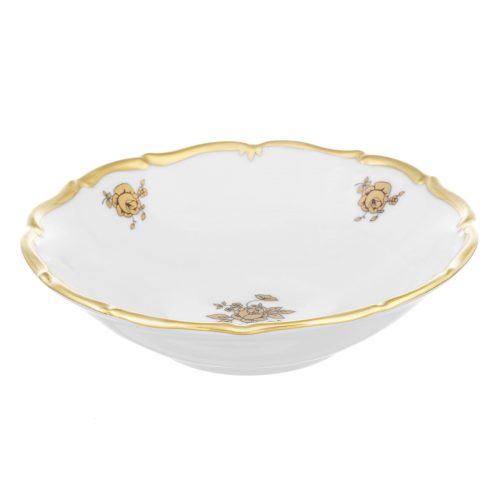 Набор салатников Queen's Crown Золотая роза 13 см (6шт)