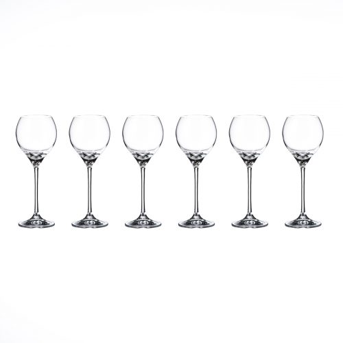 Набор бокалов для вина Crystalite Bohemia Carduelis/Cecilia 240 мл (6 шт)