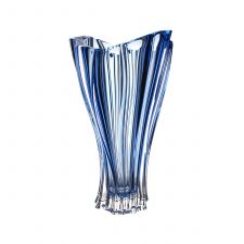 Ваза Aurum Crystal Plantica 32 см Blue
