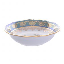 Набор салатников  Queen's Crown Aristokrat Охота зеленая 19 см (6 шт)