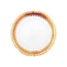 Набор тарелок Констанция Рубин Золотой орнамент 24 см (6 шт)