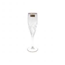 Набор бокалов для шампанского Style prestige Палермо платина, 162 мл, хрустальное стекло, 2шт.