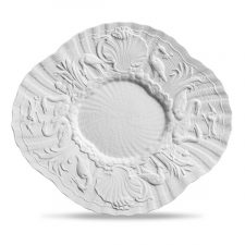 Блюдо Meissen Лебединый сервиз Белый бисквит 30 см, фарфор