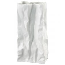 Ваза Rosenthal Пакет 22 см, фарфор, белая, глазурь, подарочная упаковкак