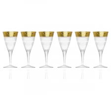 Набор бокалов для вина AS Crystal Матовая полоса Кристина170 мл (6 шт)