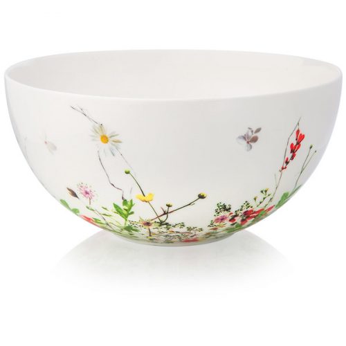 Салатник Rosenthal Дикие цветы 22 см, фарфор костяной