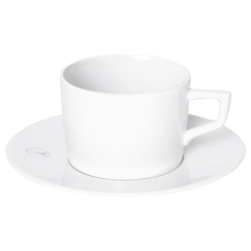 Чашка кофейная с блюдцем Meissen Мечи Лаконичный серый 150 мл, п/к