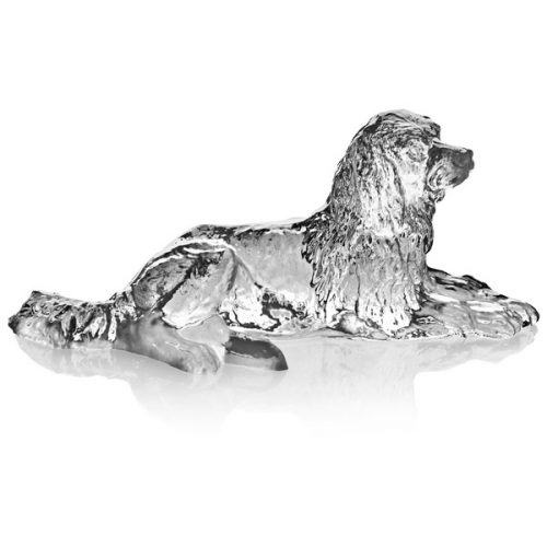 Фигурка Cristal de Paris Собака лежащая 6х10 см