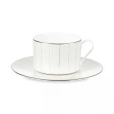 Чашка чайная с блюдцем Narumi Великолепие 270 мл, фарфор костяной